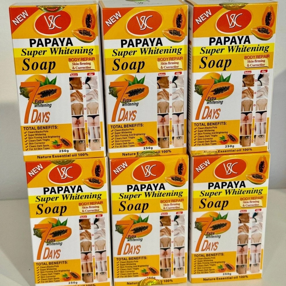Papaya Super Whitening Soap - Orange